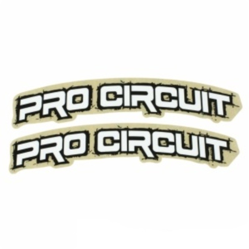 Autocollants rétro pour garde-boue PRO CIRCUIT Autocollants rétro pour garde-boue PRO CIRCUIT