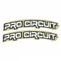 Autocollants rétro pour garde-boue PRO CIRCUIT Autocollants rétro pour garde-boue PRO CIRCUIT