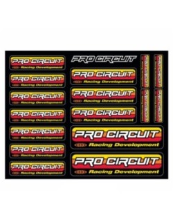 Planche de stickers PRO CIRCUIT logo original