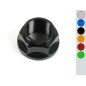 Ecrou d'axe de roue arrière LIGHTECH ergal argent Yamaha Yzf-R1