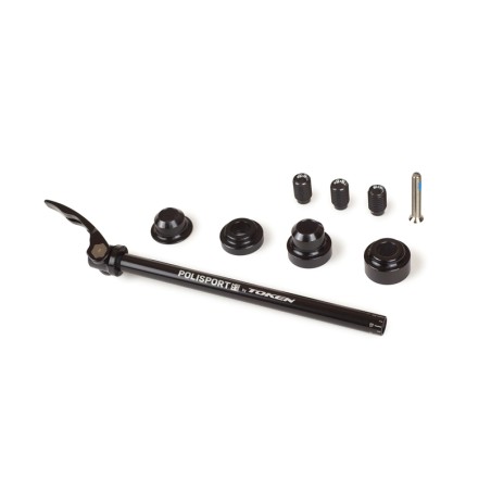 Axe traversant universel POLISPORT pour remorques de vélo - 12mm