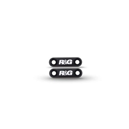 Cache orifice reposes-pied arrière R&G RACING noir
