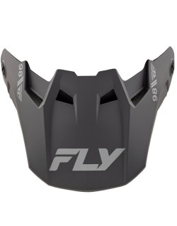 Visière FLY RACING Formula CC Objective - noir mate/gris