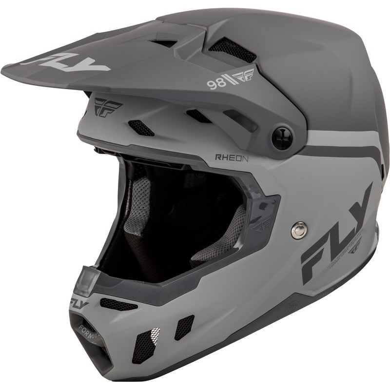 Casque FLY RACING Formula CC Objective - noir mat/gris