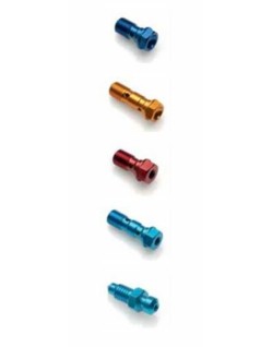 Vis de raccord de durites de frein simple LIGHTECH M10 X 1,25 noir alu