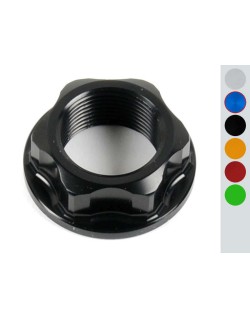 Écrou de colonne de direction/d'axe de roue arrière LIGHTECH M24x1.5 alu cobalt