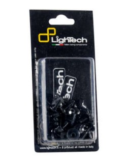 Kit vis de carénage LIGHTECH Ergal noir Yamaha T-Max 530
