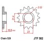 Pignon JT SPROCKETS acier anti-bruit 582 - 520 Pignon JT SPROCKETS acier anti-bruit 582 - 520