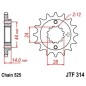 Pignon JT SPROCKETS acier anti-bruit 314 - 525 Pignon JT SPROCKETS acier anti-bruit 314 - 525