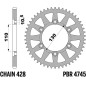 Couronne PBR acier C45 standard 4745 - 428 Couronne PBR acier C45 standard 4745 - 428