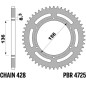 Couronne PBR acier standard 4725 - 428 Couronne PBR acier standard 4725 - 428