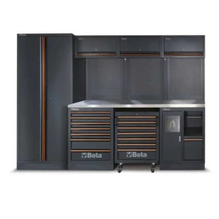 Combinaison d'ameublement d'atelier BETA TOOLS C45PRO 2.0X
