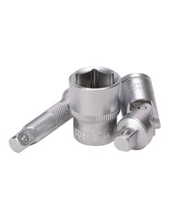 Jeu de douilles et d'embouts métriques DRAPER HI-TORQ® - 1/4" (40 pièces)