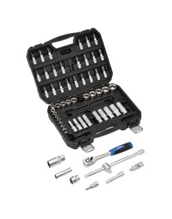 Jeu de douilles et d'embouts métriques DRAPER HI-TORQ®, 3/8" Sq. Dr. (58 pièces)