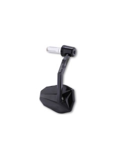 HIGHSIDER pro Bar End Mirror Victory With LED Indicator, Black Anodised Aluminium Head, E-approved