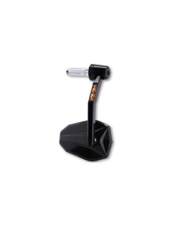 HIGHSIDER pro Bar End Mirror Victory With LED Indicator, Black Anodised Aluminium Head, E-approved