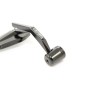 HIGHSIDER pro Bar End Mirror Victory With LED Indicator, Black Anodised Aluminium Head, E-approved