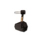 HIGHSIDER pro Bar End Mirror Stealth-X7 With LED Indicator, Black, E-approved (1pc)