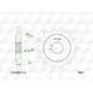 Pignon AFAM acier standard 214200 - 520 Pignon AFAM acier standard 214200 - 520