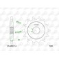 Pignon AFAM acier standard 214200 - 520 Pignon AFAM acier standard 214200 - 520