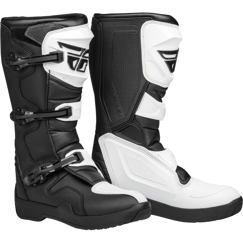 Bottes FLY RACING Maverik LT - blanc/noir Bottes FLY RACING Maverik LT - blanc/noir