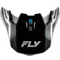 Visière FLY RACING Formula S Carbon Byte - Black Carbon/gris/argent