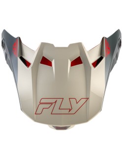 Visière FLY RACING Formula CC Glide - noir/rouge/gris