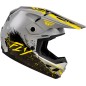 Casque enfant FLY RACING Kinetic Drip - gris/noir/jaune