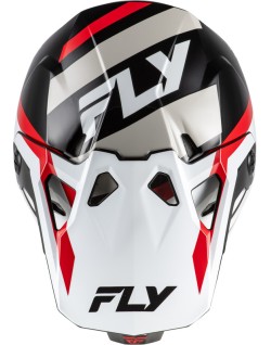 Casque FLY RACING Formula CP Seal - blanc/noir/rouge