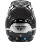 Casque FLY RACING Formula S Carbon Byte - Black Carbon/gris/argent