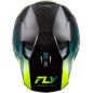 Casque FLY RACING Formula S Carbon Byte - Black Carbon/Teal/Lime