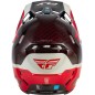 Casque FLY RACING Formula S Carbon Byte - Red Carbon/gris