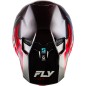 Casque FLY RACING Formula S Carbon Byte - Red Carbon/gris