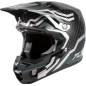 Casque FLY RACING Formula S Carbon Byte - Black Carbon/gris/argent Casque FLY RACING Formula S Carbon Byte - Black Carbon/gris/argent