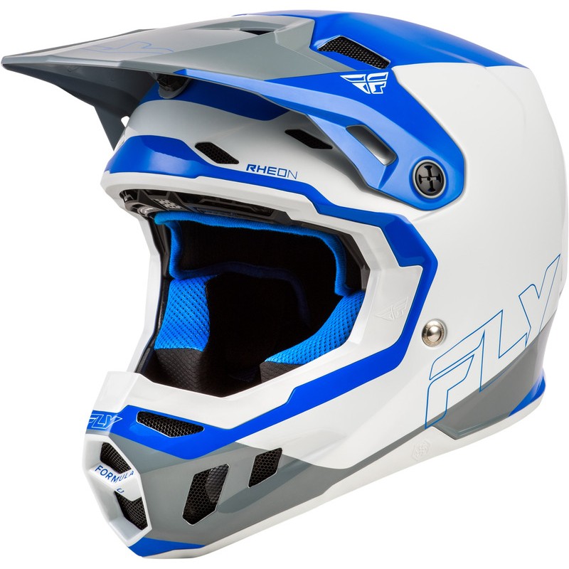 Casque FLY RACING Formula CC Glide - bleu/gris