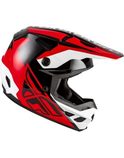 Casque FLY RACING Kinetic Crest - rouge/noir/blanc