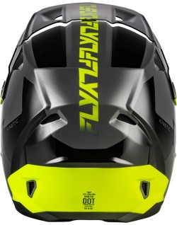 Casque FLY RACING Kinetic Crest - gris/noir/jaune fluo