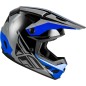 Casque FLY RACING Kinetic Crest - gris/noir/bleu