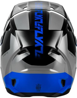 Casque FLY RACING Kinetic Crest - gris/noir/bleu