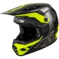 Casque FLY RACING Kinetic Crest - gris/noir/jaune fluo