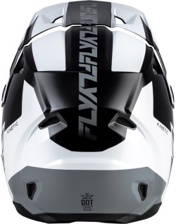 Casque FLY RACING Kinetic Crest - noir/blanc/gris