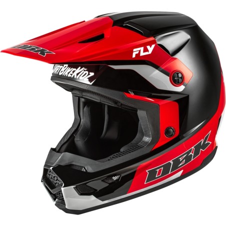 Casque FLY RACING Kinetic Special Edition DBK - noir/rouge/gris