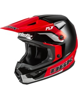 Casque FLY RACING Kinetic Special Edition DBK - noir/rouge/gris