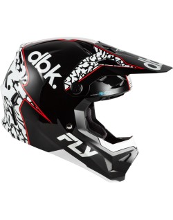 Casque FLY RACING Formula CP Special Edition DBK - noir/blanc/rouge