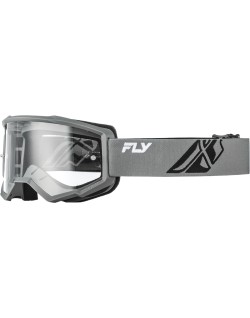 Masque FLY RACING Focus gris/noir - écran clair