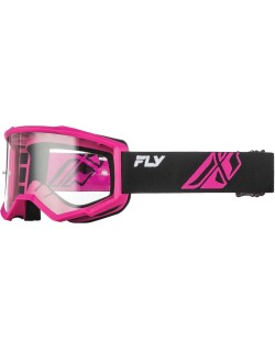 Masque FLY RACING Focus noir/rose - écran clair