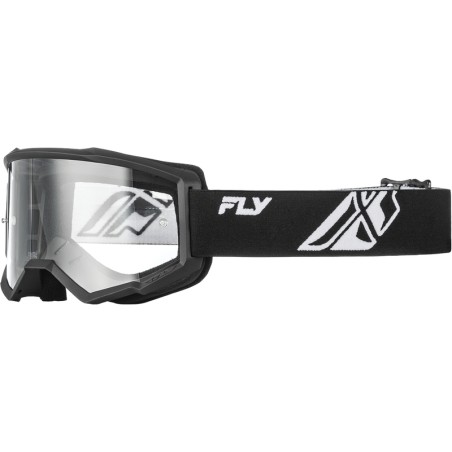 Masque FLY RACING Focus noir/blanc - écran clair