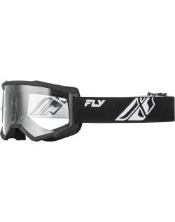 Masque FLY RACING Focus noir/blanc - écran clair