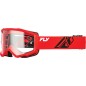 Masque FLY RACING Focus rouge/noir - écran clair
