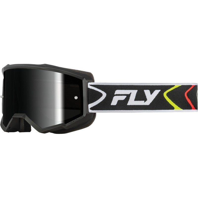 Masque FLY RACING Zone noir/blanc - écran noir